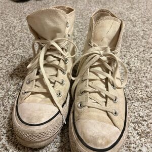 Platform Converse High-Top Canvas Sneakers